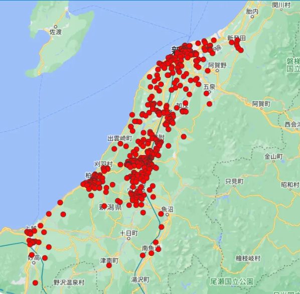 玄関ドアと窓のリフォーム新潟の施工地域